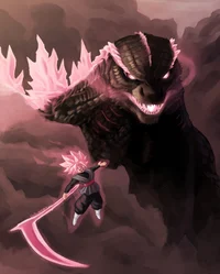 Goku black Godzilla