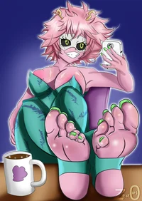 Mina Ashido Feet