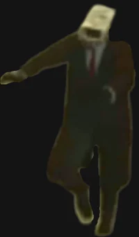 Brown Suited Red Tie