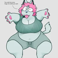 Chubby Furry Lady