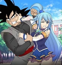 Goku Black and Aqua