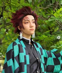 Cosplayer Tanjiro 