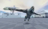 Flying gorilla 