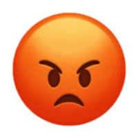 Angry emoji 