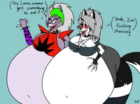 Roxy and Loona -fat-