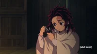 Tanjiro gets haircut