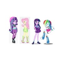 MLP - four girls