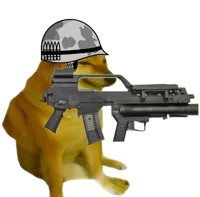 Cheems soldier armor