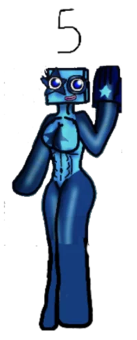 Anthro numberblock 5