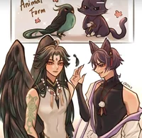 Xiao and Scaramouche