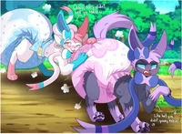 Diapered sylveon duo