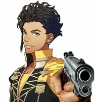 Claude with a gun
