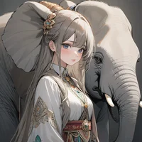 big elephant girl