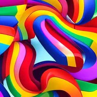 Make a  Rainbow frie