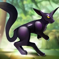 Rubber umbreon suit