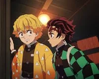 Tanjiro and zenitsu 