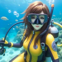 Scuba Girl Selphie