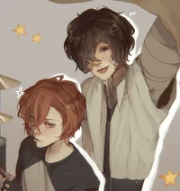 Dad Chuuya and Dazai