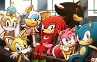 Sonic and his pals