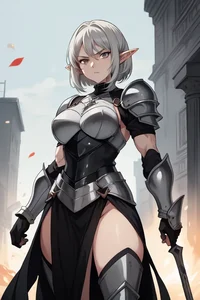 Evil Dark Elf Girl