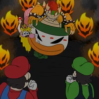 The evil king bowser