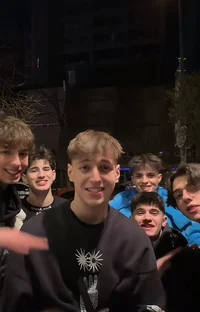 Ali with his friends