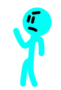 Cyan Stickman 