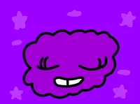 Purple cloud