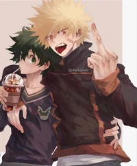 You bakugou and deku