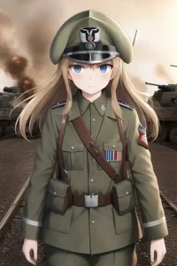 German Soldier Girl