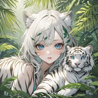 The white tiger girl