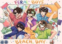 Feral boys - beach