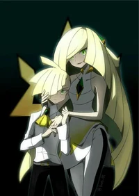 Gladion and Lusamine