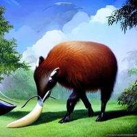 Zoo exhibit giant ea