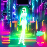 Neon Cyber Reverie 