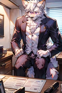 Hot wolf office