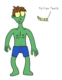 Green Underwear Boy 