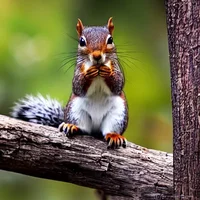 Zoo Exhibit squirrel