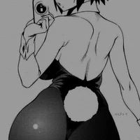 Girl - on bunny suit