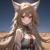 The wild coyote girl