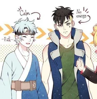 Kawaki and Mitsuki