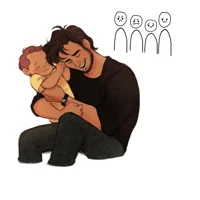 Husband and children