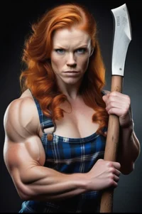 Lumberjack Woman