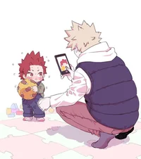 Kiribaby e Bakugou 
