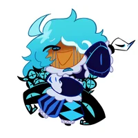azure flame cookie 