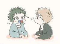 Bakugo y Deku bebés