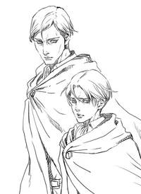 AOT Erwin and Levi