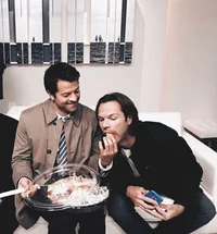 Sam and Castiel 