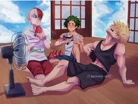 Mha beach day au