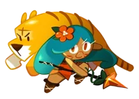 tiger lily cookie